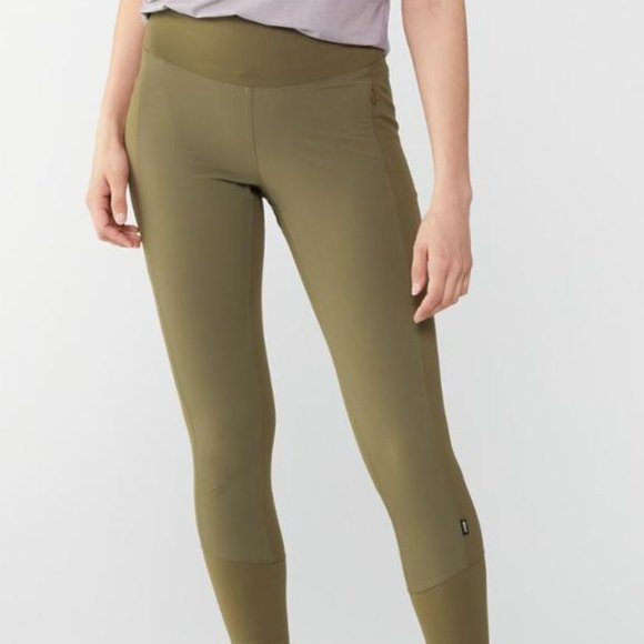 REI Co-op Flash Hybrid Tights - Women's, Size Large, Army Cot - Picture 1 of 6